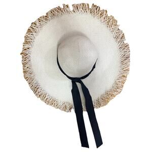 J. by J CREW Women’s Summer Wide Beach Hat Size M-L